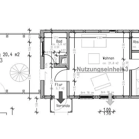 Ferienhaus Angenehmes In Moenkebude, Cleaning Included